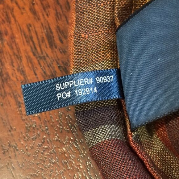 Ralph Lauren Vintage Women’s Desert Explorer Linen Plaid Button Down Shirt 6 NWT - Picture 9 of 16